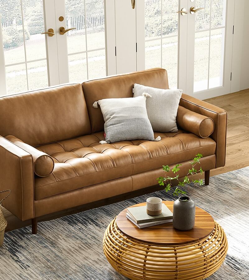 Leather 4 Sofa