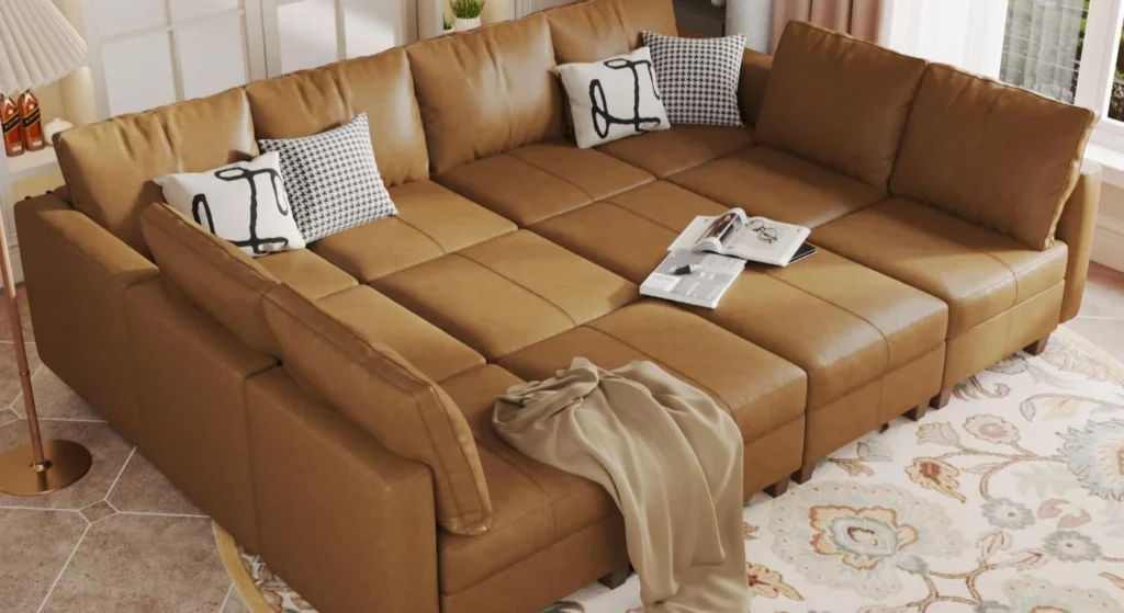 Leather Sofa Bed Dubai 1